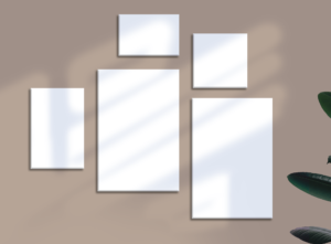 Gallery Frame Wall  wrapped canvas